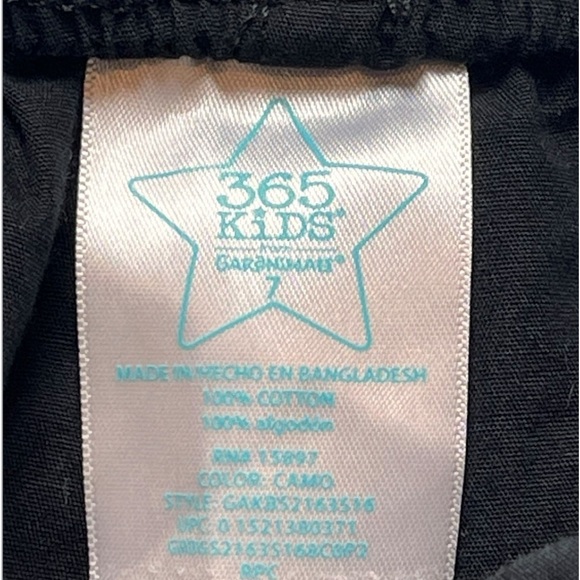 🟢5/$25 365 Kids from Garanimals Black Shorts - Picture 6 of 8